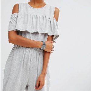ASOS cold shoulder jumpsuit